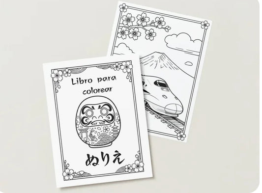 DESCARGA PÁGINAS PARA COLOREAR CULTURA JAPONESA