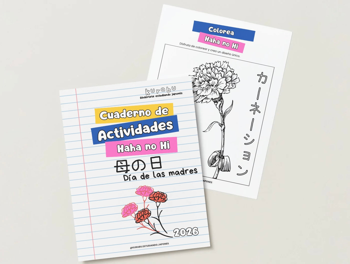 DESCARGA CUADERNO DE ACTIVIDADES - DÍA DE LAS MADRES / HAHA NO HI