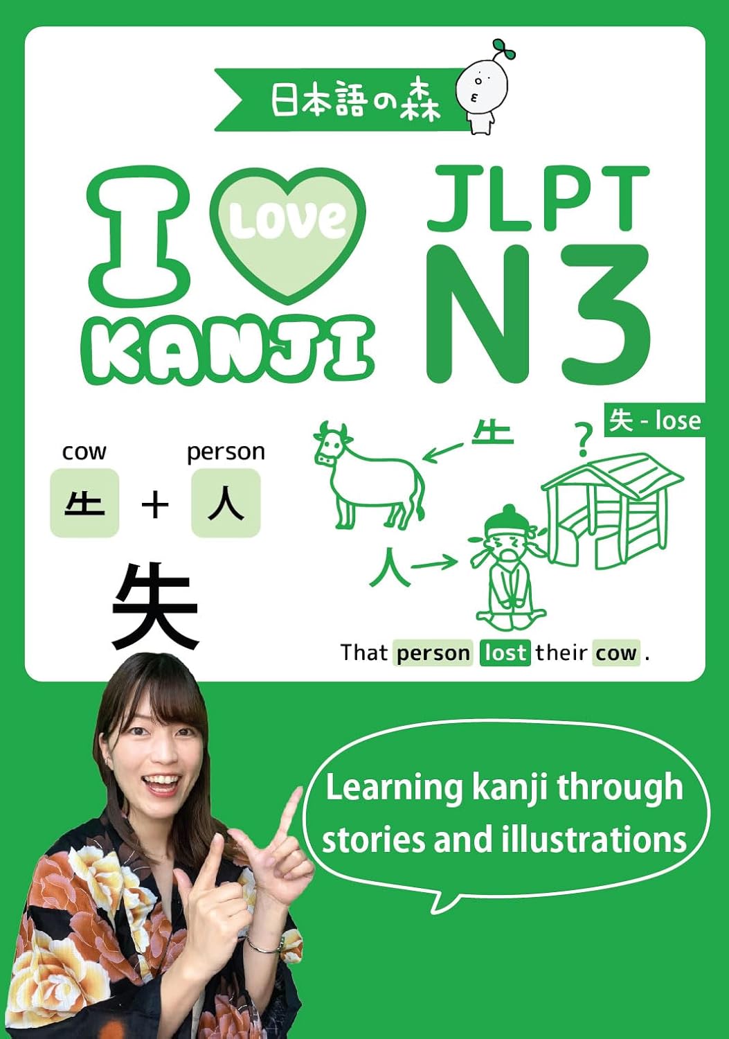 Libro de apoyo: LPT N3 I LOVE KANJI（日本語能力試験）